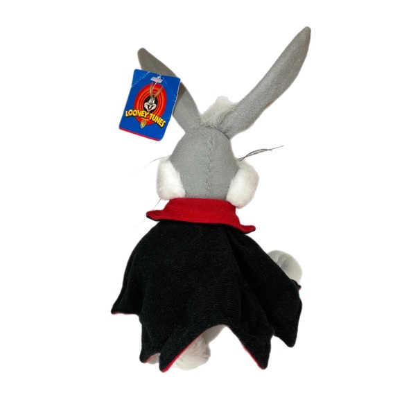 Vintage Looney Tunes Bugs Bunny Vampire Dracula Halloween Plush - Picture 5 of 9